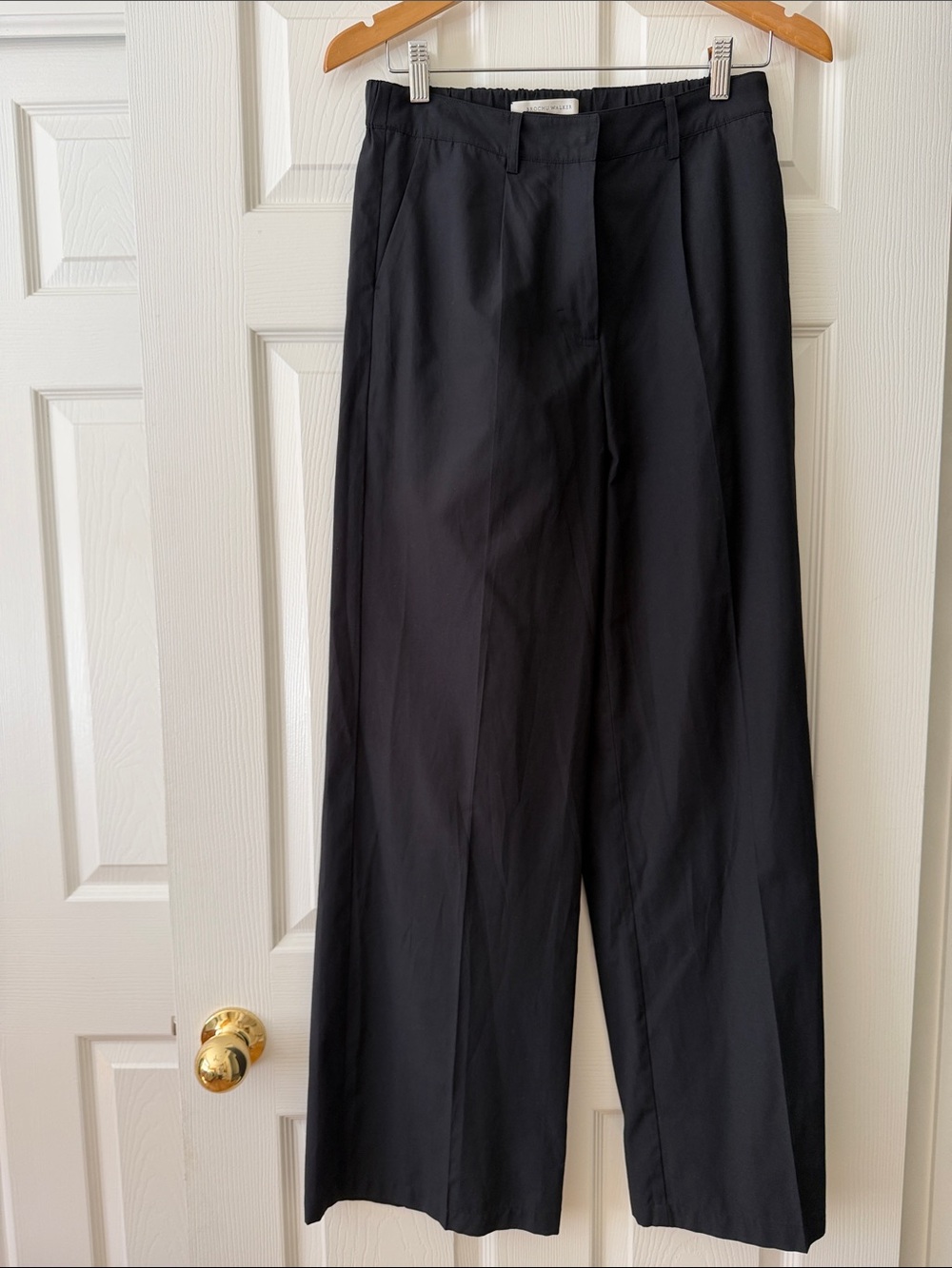 Brochu Walker Black Wide-Leg Dress Trousers